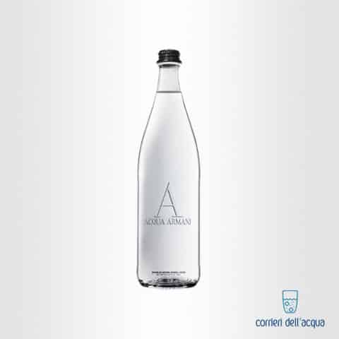 Acqua Frizzante Armani 075 Litri Bottiglia di Vetro