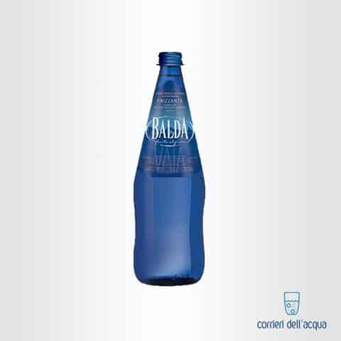 Acqua Frizzante Balda 075 Litro Bottiglia di Vetro Blu