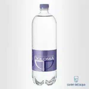 Acqua Frizzante Dolomia 1 Litro Bottiglia di Plastica PET Elegant