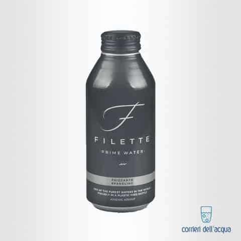 Acqua Frizzante Filette 045 Litri Bottiglia di Alluminio