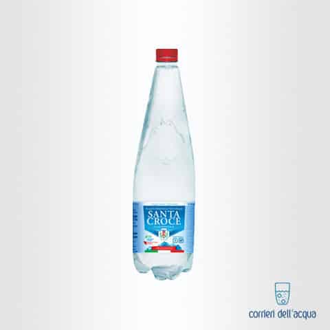Acqua Frizzante Santa Croce Horeca 1 Litro Bottiglia di Plastica PET