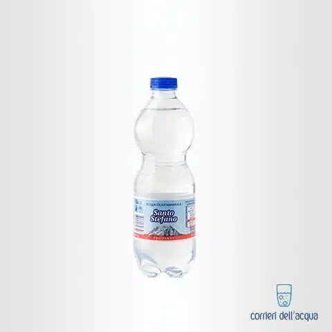 Acqua Frizzante Santo Stefano 05 Litro Bottiglia di Plastica PET