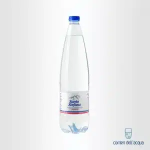 Acqua Frizzante Santo Stefano 1 Litro Bottiglia di Plastica PET
