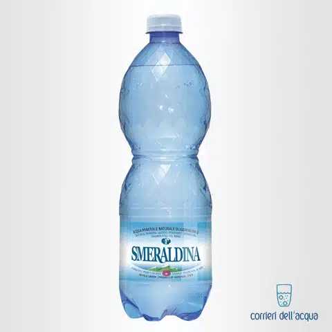 Acqua Frizzante Smeraldina 1 Litro Bottiglia di Plastica PET