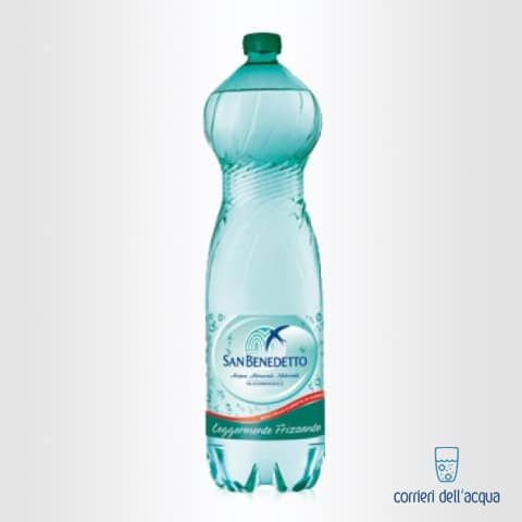 Acqua Leggermente Frizzante San Benedetto Benedicta 15 Litri Bottiglia di Plastica
