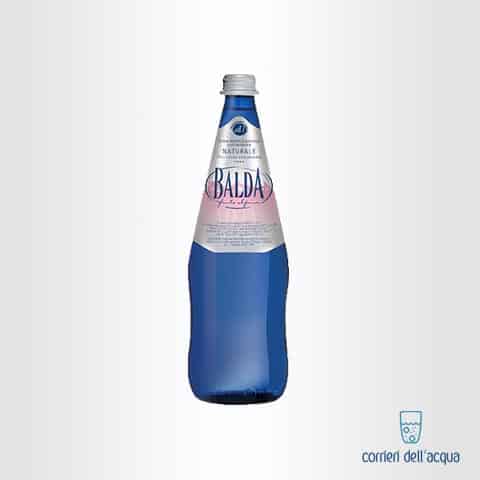 Acqua Naturale Balda 075 Litro Bottiglia di Vetro Blu