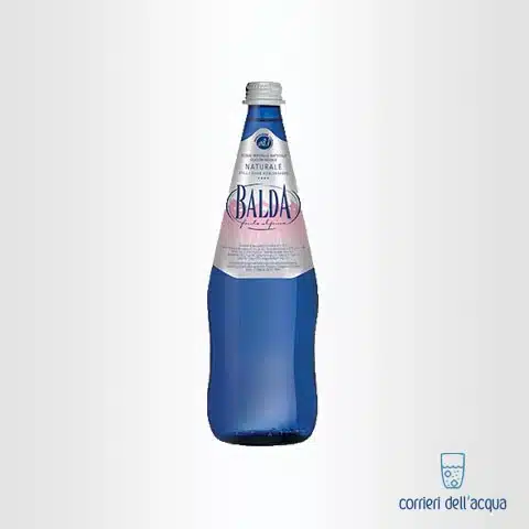 Acqua Naturale Balda 0,75 Litri Bottiglia di Vetro Blu con