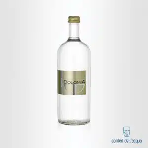Acqua Naturale Dolomia 075 Litri Bottiglia di Vetro Exclusive