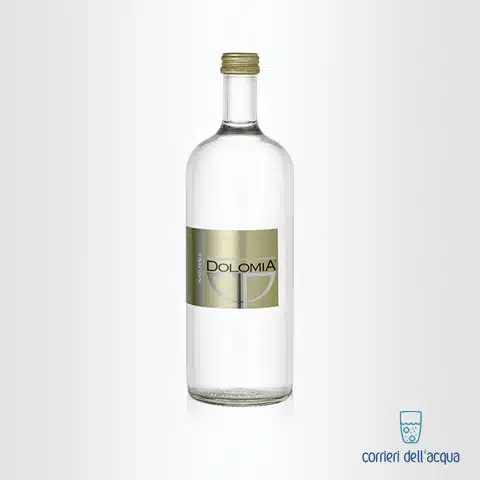 Acqua Naturale Dolomia 075 Litri Bottiglia di Vetro Exclusive