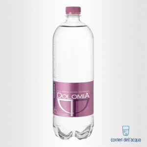 Acqua Naturale Dolomia 1 Litro Bottiglia di Plastica PET Elegant