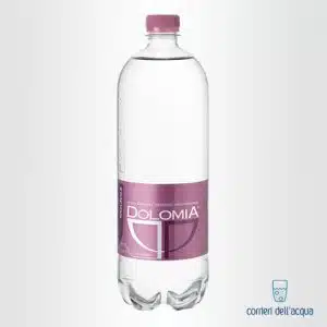 Acqua Naturale Dolomia 1 Litro Bottiglia di Plastica PET Elegant