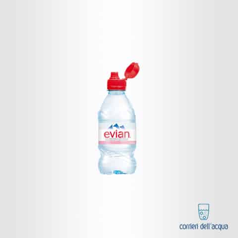 Acqua Naturale Evian 033 Litri Bottiglia di Plastica PET