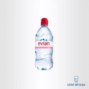 Acqua Naturale Evian 075 Litri Bottiglia di Plastica PET