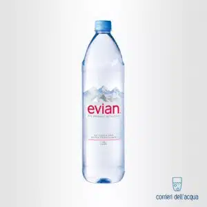 Acqua Naturale Evian 125 Litri Bottiglia di Plastica PET