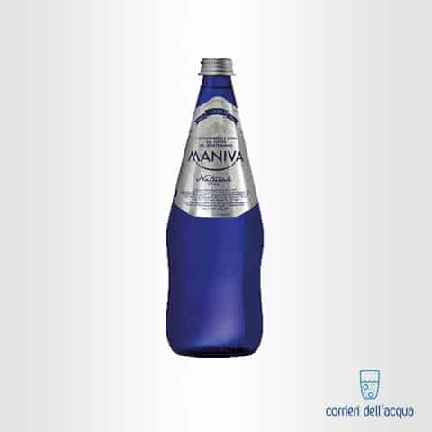Acqua Naturale Maniva Chef Blu 075 Litri Bottiglia di Vetro