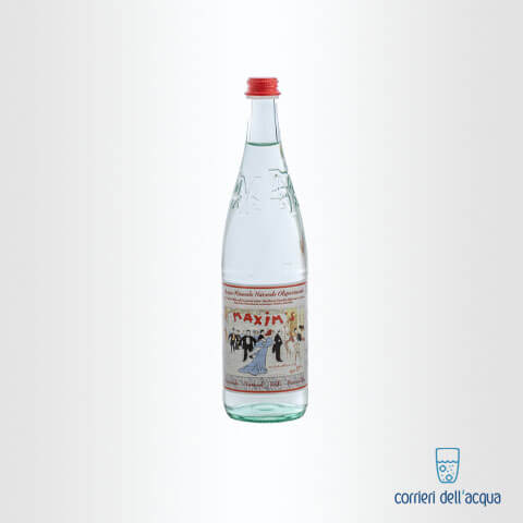 Acqua Naturale Maxims by Pierre Cardin 075 Litri Bottiglia di Vetro