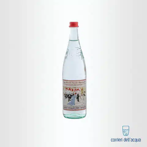 Acqua Naturale Maxims by Pierre Cardin 075 Litri Bottiglia di Vetro