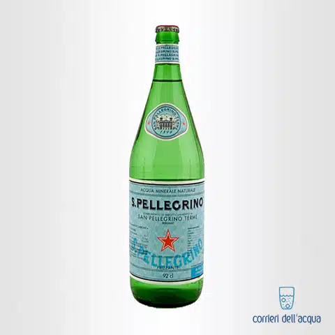 Acqua Naturale S. Pellegrino 092 Litri Bottiglia di Vetro