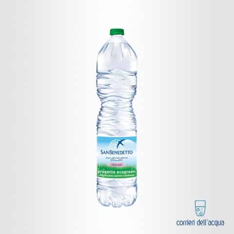 Acqua Naturale San Benedetto Ecogreen 2 Litri Bottiglia di Plastica
