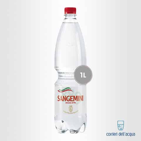 Acqua Naturale Sangemini 1 Litro Bottiglia di Plastica
