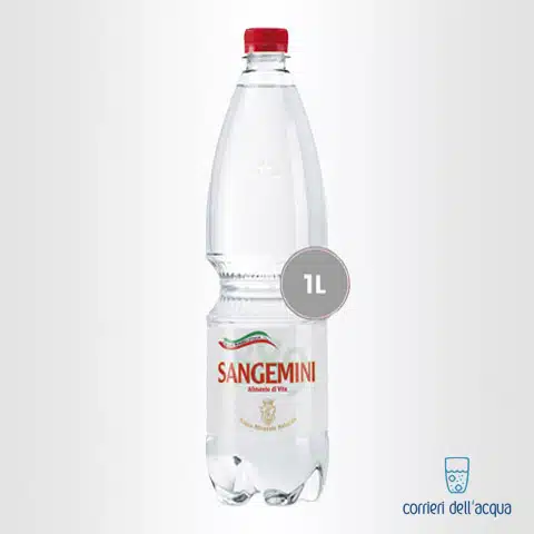 Acqua Naturale Sangemini 1 Litro Bottiglia di Plastica