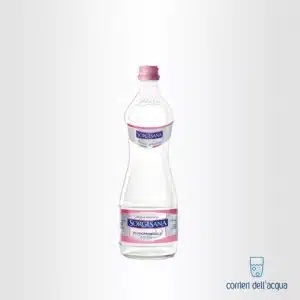 Acqua Naturale Sorgesana 075 Litro Bottiglia di Vetro Bianco