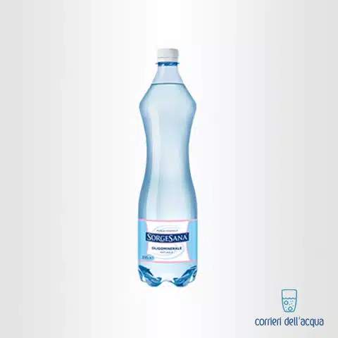 Acqua Naturale Sorgesana 1 Litro Bottiglia di Plastica PET