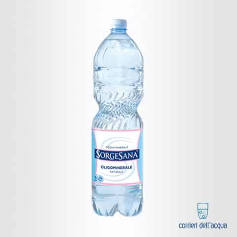Acqua Naturale Sorgesana 2 Litri Bottiglia di Plastica PET